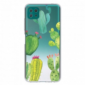 Handyhülle Für Samsung Galaxy A22 5G Kaktus-aquarell