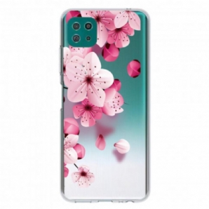 Handyhülle Für Samsung Galaxy A22 5G Kleine Rosa Blumen