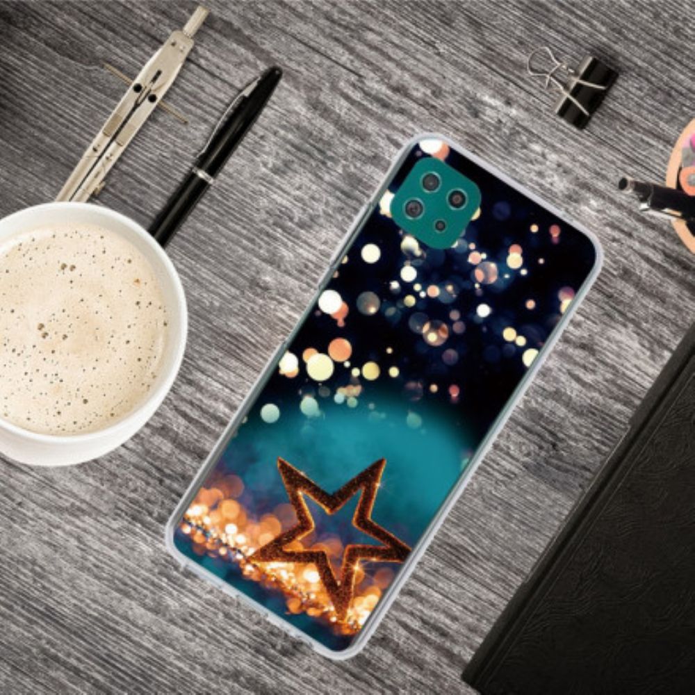 Handyhülle Für Samsung Galaxy A22 5G Stern Flex