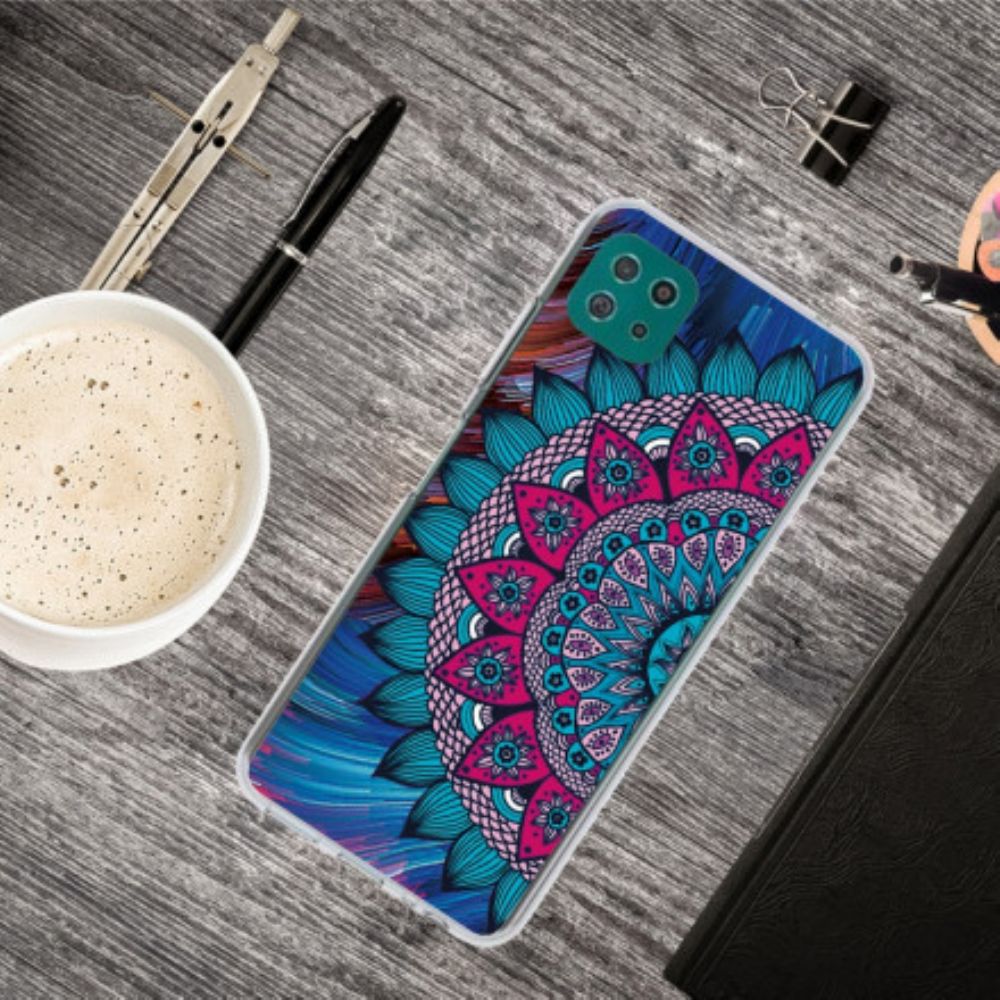 Hülle Für Samsung Galaxy A22 5G Buntes Mandala