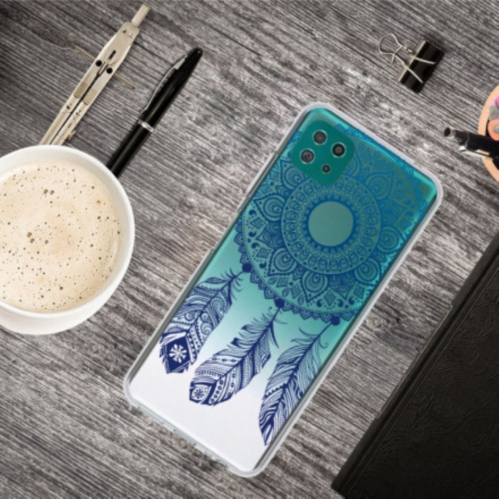 Hülle Für Samsung Galaxy A22 5G Einzigartiges Blumen-mandala