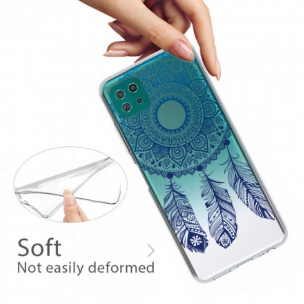 Hülle Für Samsung Galaxy A22 5G Einzigartiges Blumen-mandala