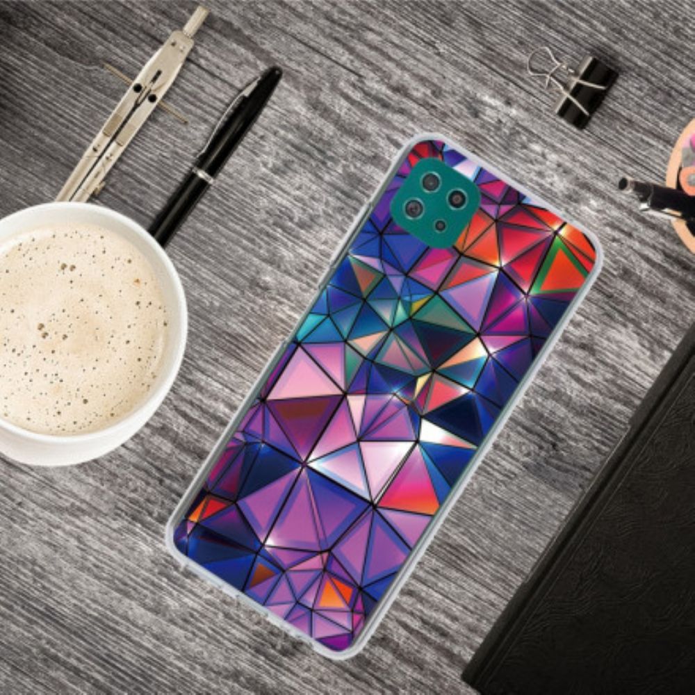 Hülle Für Samsung Galaxy A22 5G Flexible Geometrie