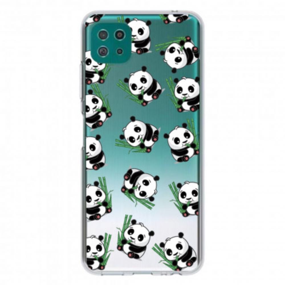 Hülle Für Samsung Galaxy A22 5G Kleine Pandas