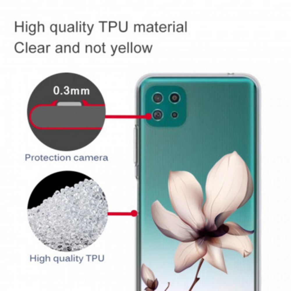 Hülle Für Samsung Galaxy A22 5G Premium Blumen