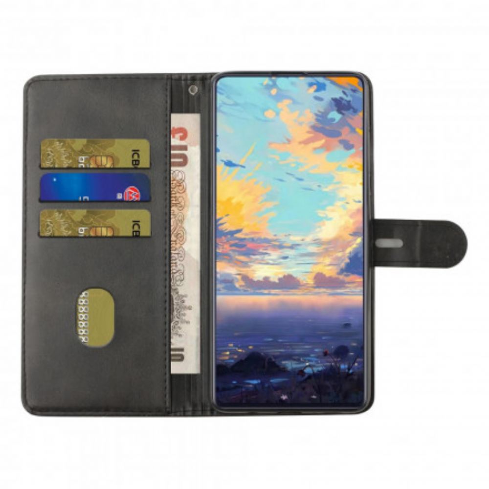 Lederhüllen Für Samsung Galaxy A22 5G Etui Aus Kunstleder