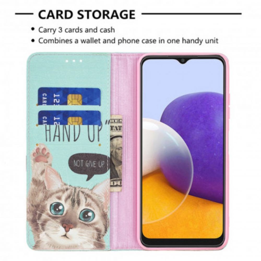 Schutzhülle Für Samsung Galaxy A22 5G Flip Case Übergabe