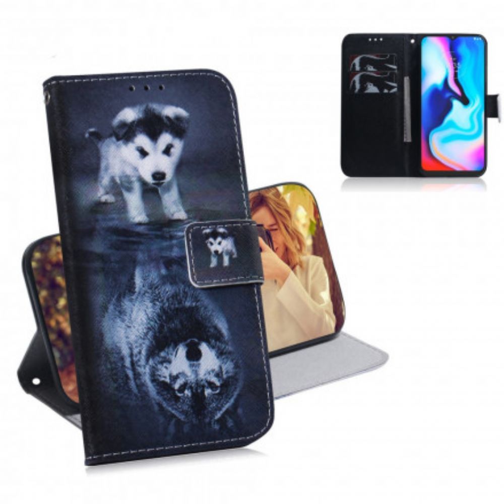 Flip Case Für Moto G9 Play Ernesto Der Wolf