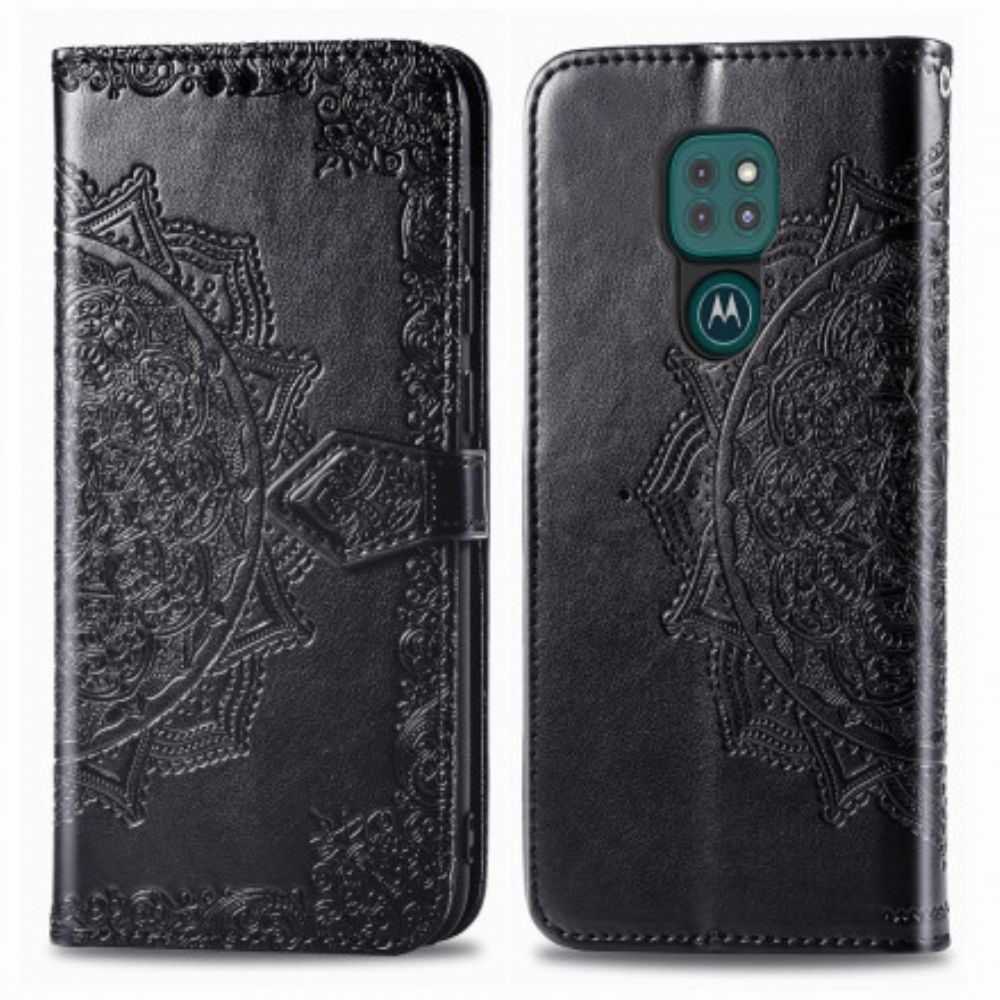 Flip Case Für Moto G9 Play Mandala Aus Dem Mittelalter