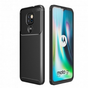 Handyhülle Für Moto G9 Play Kohlefaserstrukturschlauch