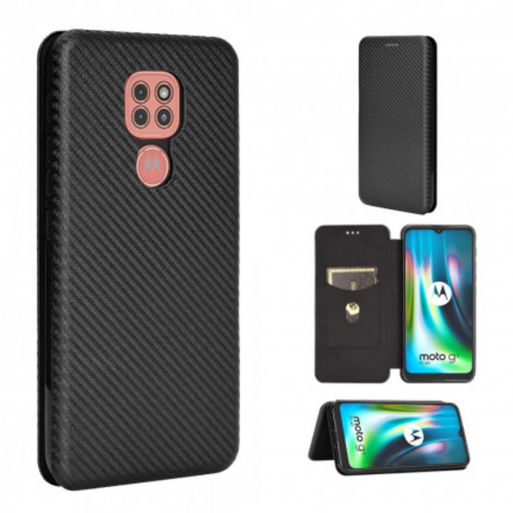 Schutzhülle Für Moto G9 Play Flip Case Silikonkohle