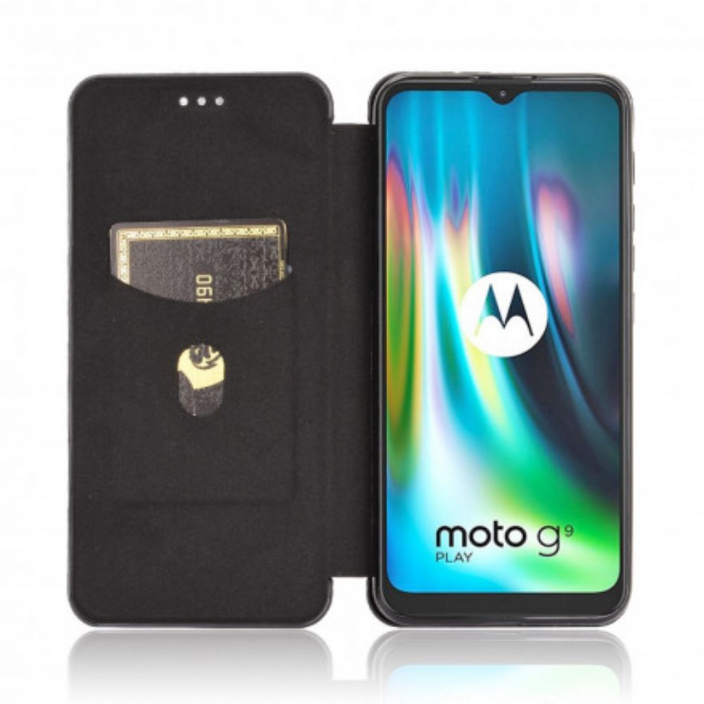 Schutzhülle Für Moto G9 Play Flip Case Silikonkohle