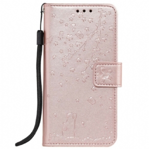 Flip Case Für OnePlus 7T Mit Kordel Strap Reverie