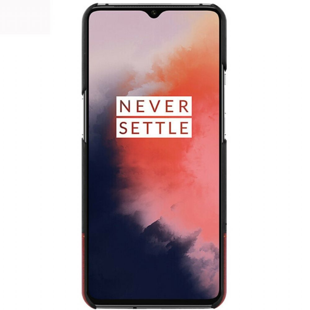 Hülle Für OnePlus 7T Imak Ruiyi-serie Ledereffekt