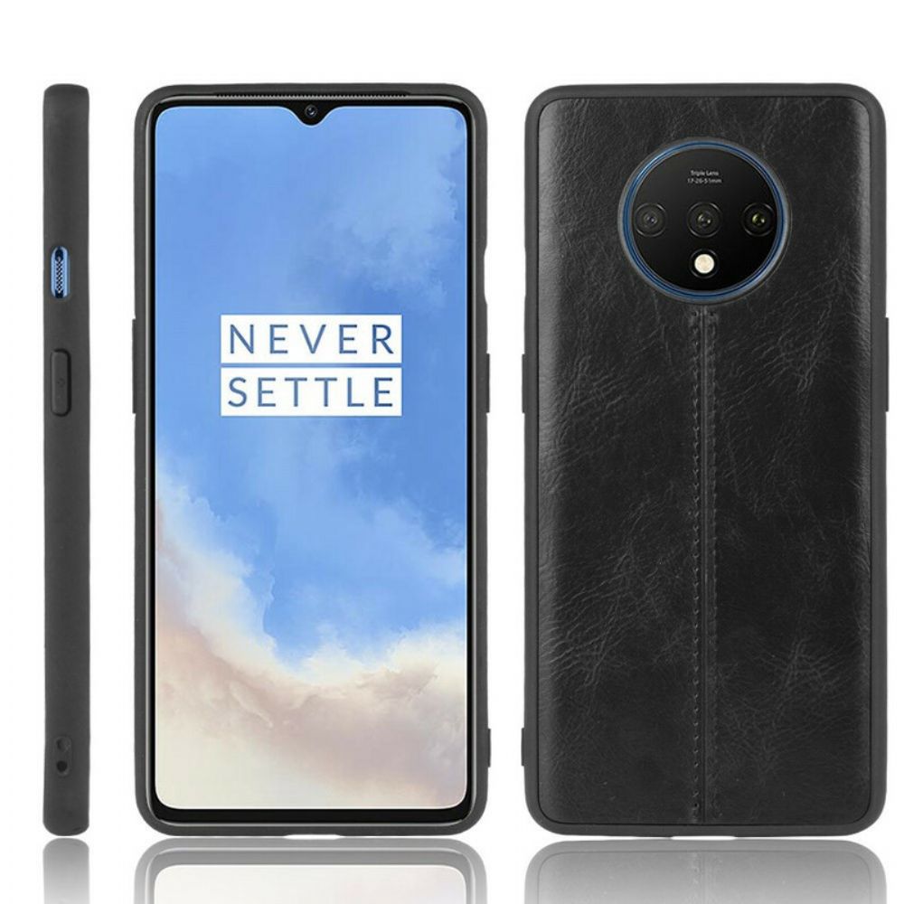 Hülle Für OnePlus 7T Style Ledernähte