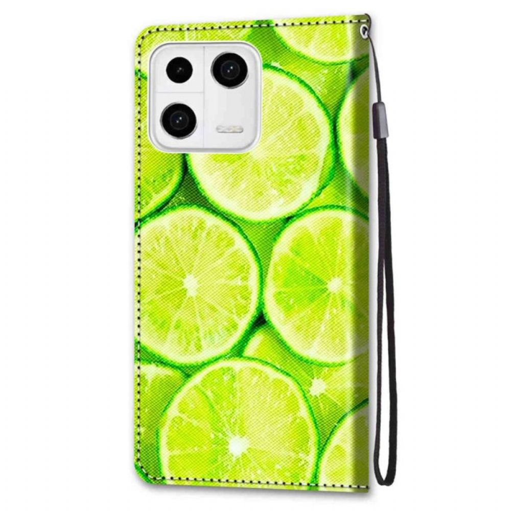 Flip Case Für Xiaomi 13 Zitronen