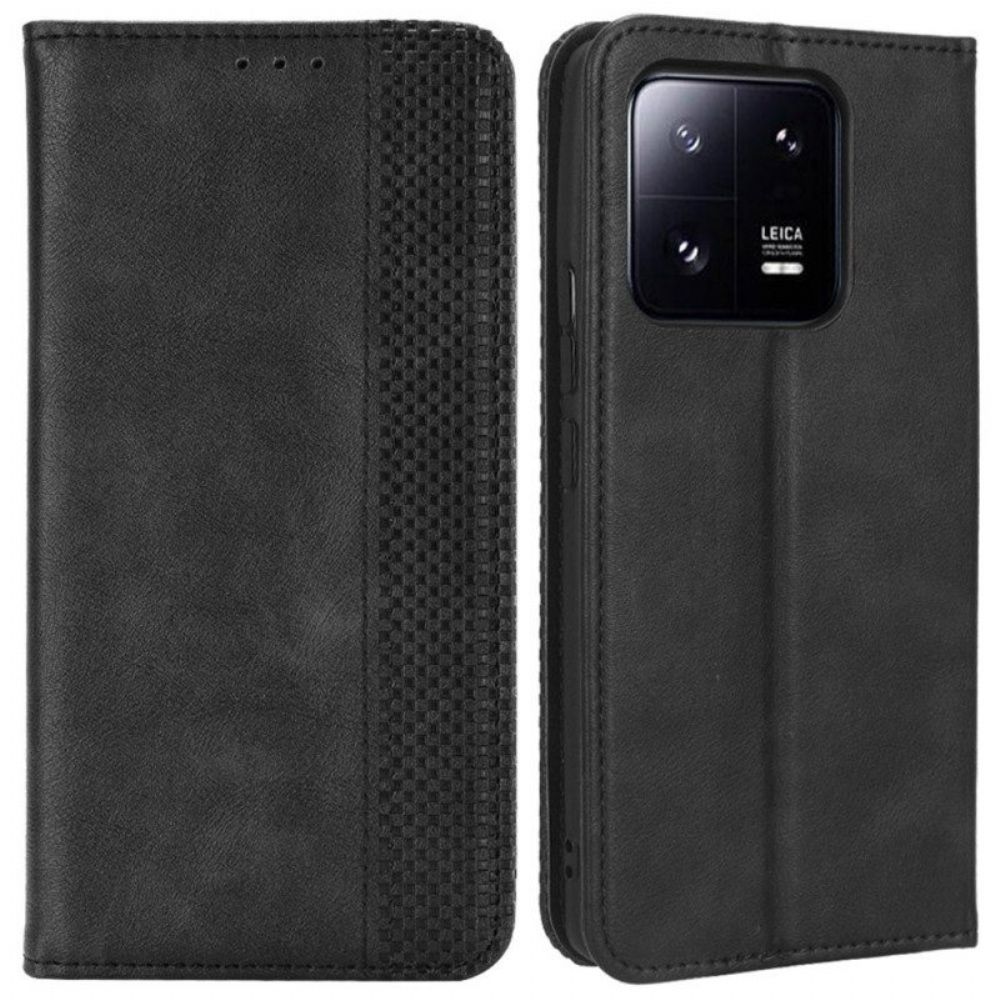 Schutzhülle Für Xiaomi 13 Flip Case Vintage-lederstil