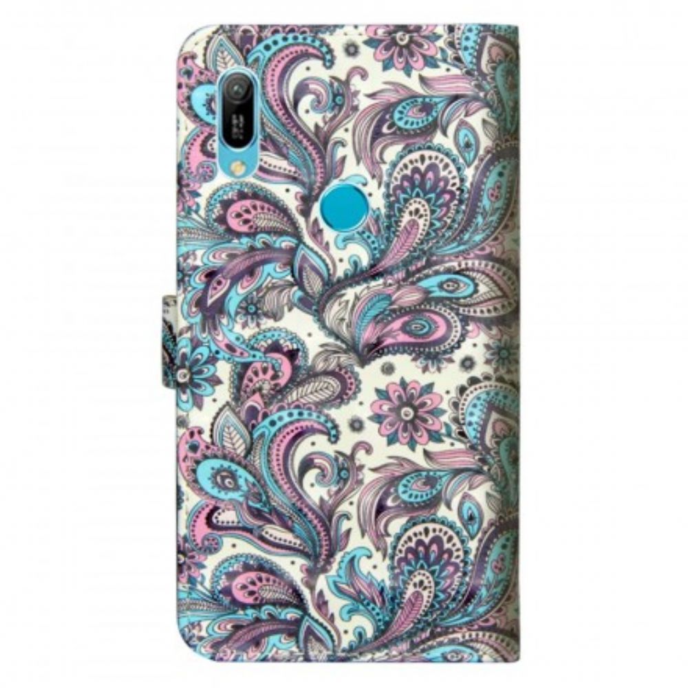 Flip Case Für Huawei Y6 2024 / Honor 8A Blumenmuster