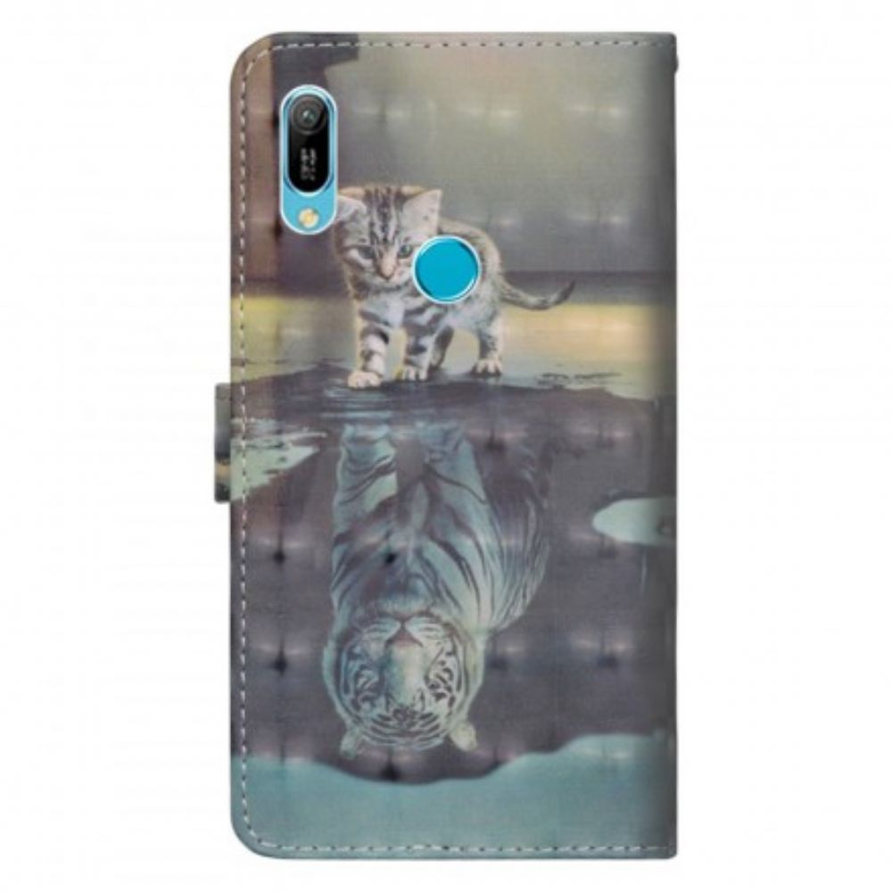 Flip Case Für Huawei Y6 2024 / Honor 8A Ernst Der Tiger