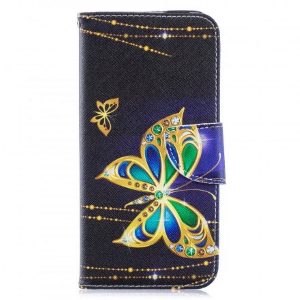 Flip Case Für Huawei Y6 2024 / Honor 8A Magischer Schmetterling