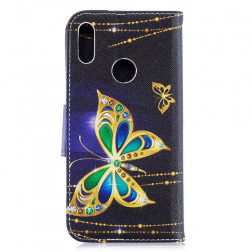 Flip Case Für Huawei Y6 2024 / Honor 8A Magischer Schmetterling