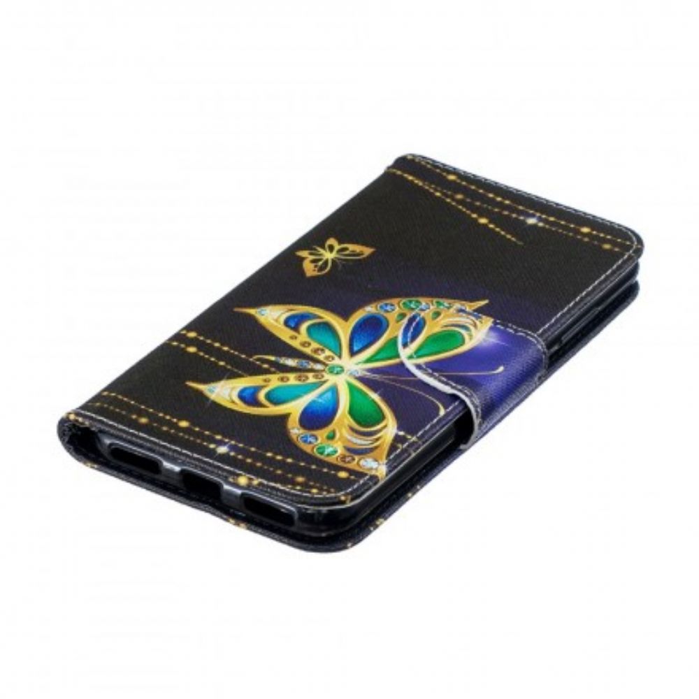 Flip Case Für Huawei Y6 2024 / Honor 8A Magischer Schmetterling