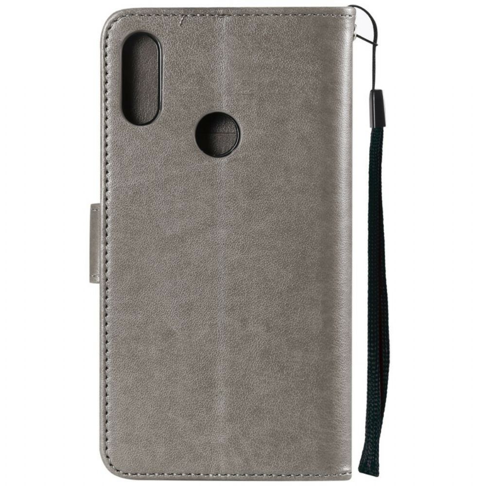 Flip Case Für Huawei Y6 2024 / Honor 8A Mit Kordel Verliebte Riemcheneulen