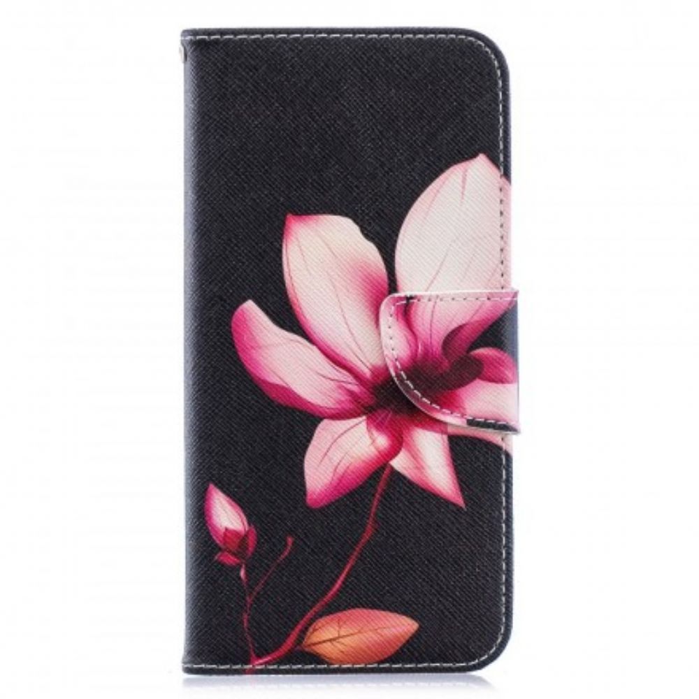 Flip Case Für Huawei Y6 2024 / Honor 8A Rosa Blume