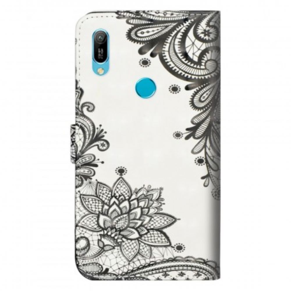 Flip Case Für Huawei Y6 2024 / Honor 8A Schicke Spitze