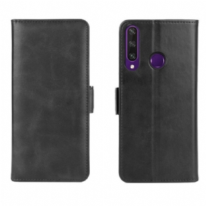 Lederhüllen Für Huawei Y6 2024 / Honor 8A Flip Case Doppelklappe