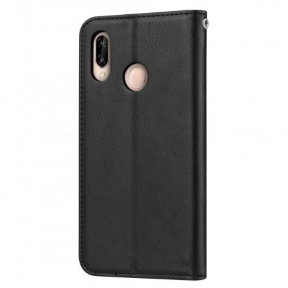 Schutzhülle Für Huawei Y6 2024 / Honor 8A Flip Case Kartenetui Aus Kunstleder