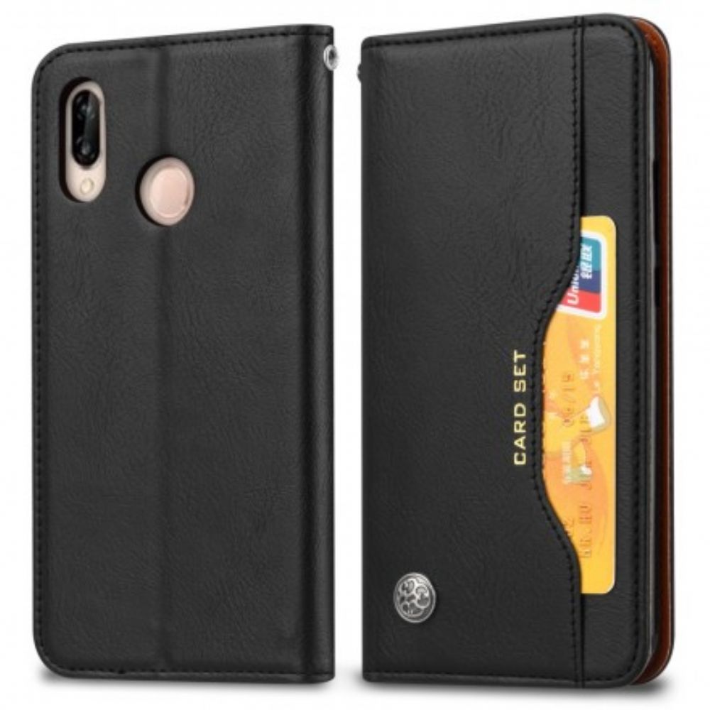 Schutzhülle Für Huawei Y6 2024 / Honor 8A Flip Case Kartenetui Aus Kunstleder