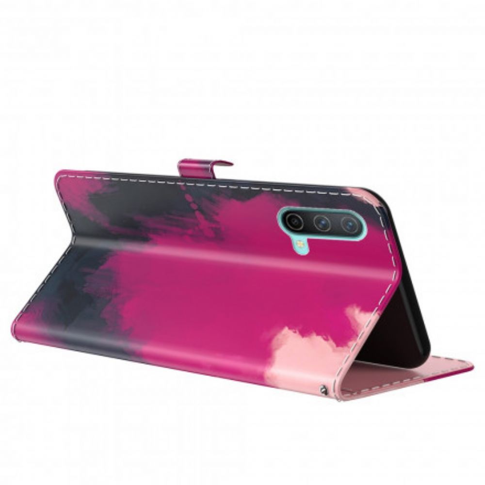 Flip Case Für OnePlus Nord CE 5G Aquarell