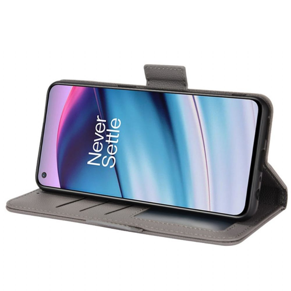 Flip Case Für OnePlus Nord CE 5G Flip Case Doppelte Neue Farbklappe