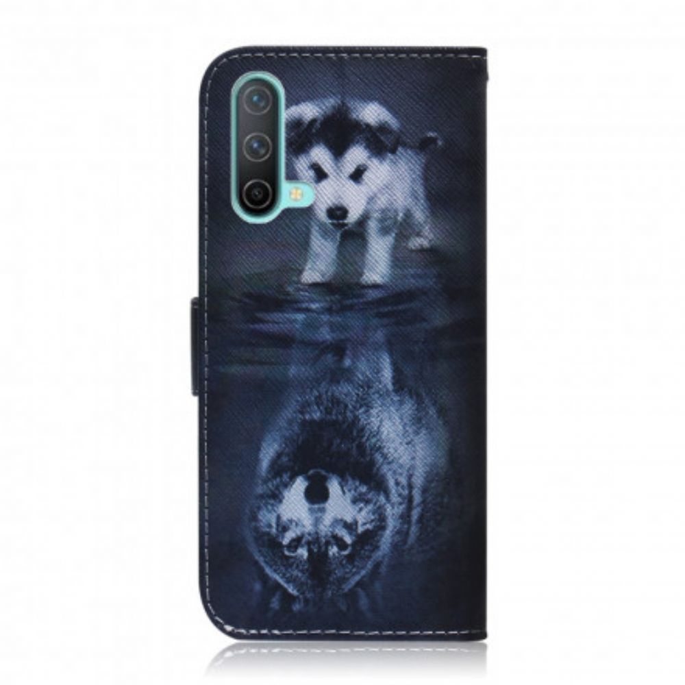 Flip Case Für OnePlus Nord CE 5G Ernesto Der Wolf