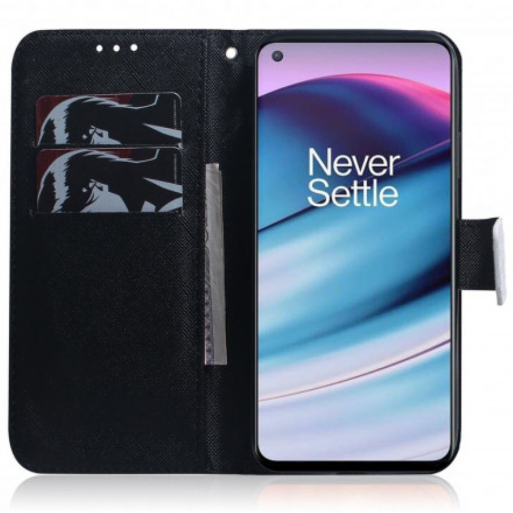 Flip Case Für OnePlus Nord CE 5G Ernesto Der Wolf