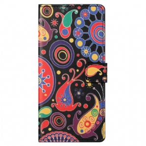 Flip Case Für OnePlus Nord CE 5G Galaxy-design