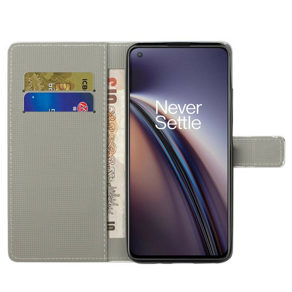 Flip Case Für OnePlus Nord CE 5G Galaxy-design