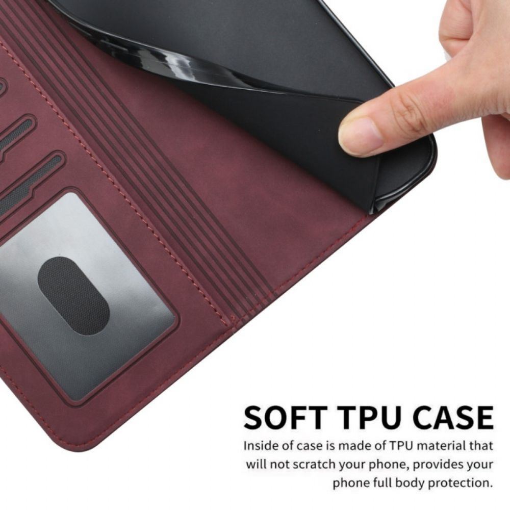 Flip Case Für OnePlus Nord CE 5G Lächeln Mit Lanyard