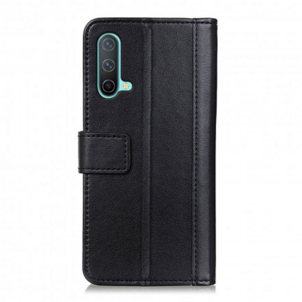 Flip Case Für OnePlus Nord CE 5G Leder-stil