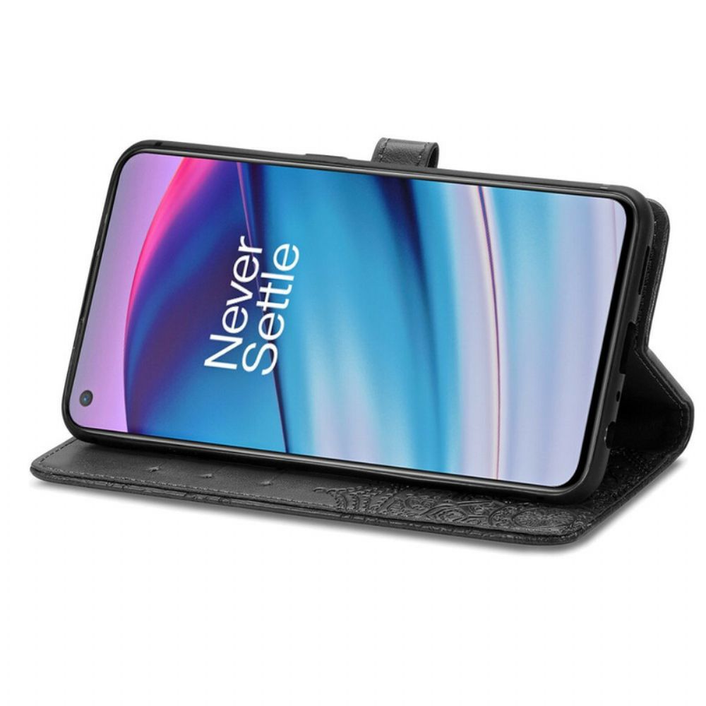 Flip Case Für OnePlus Nord CE 5G Mandala Aus Dem Mittelalter