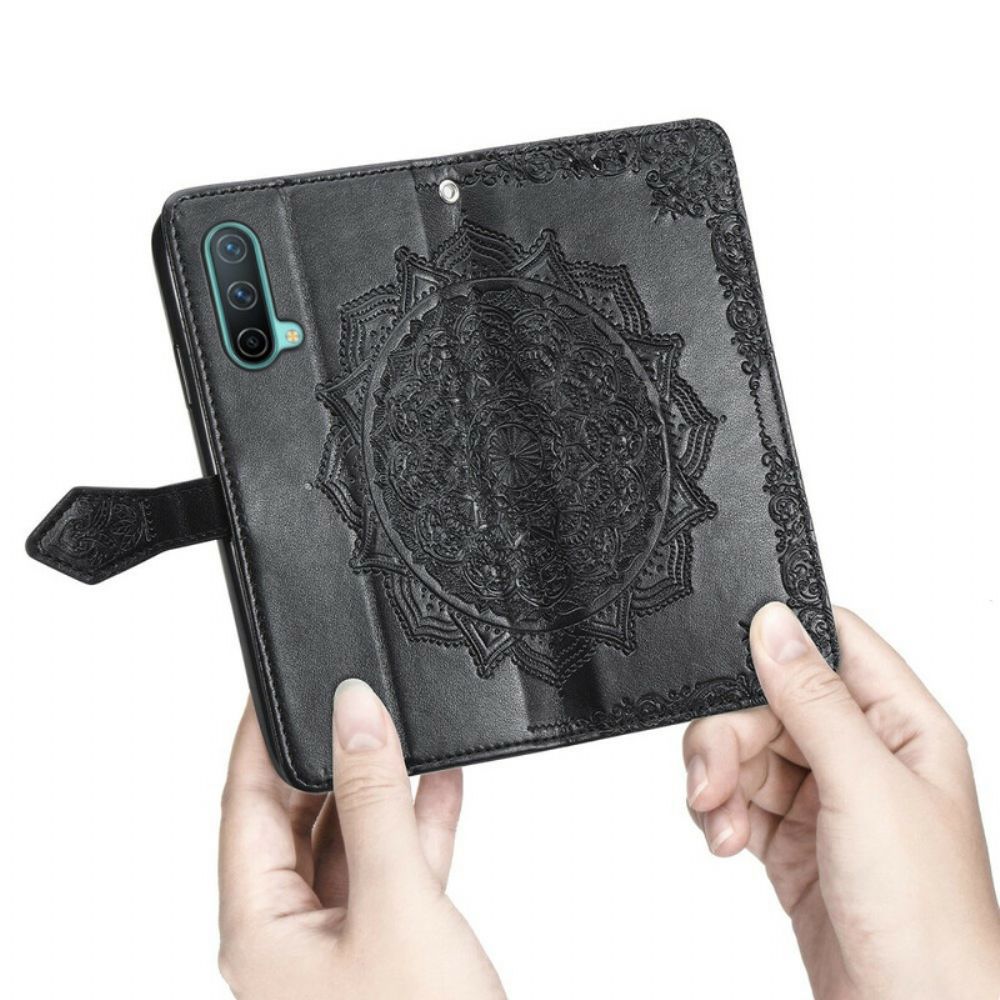 Flip Case Für OnePlus Nord CE 5G Mandala Aus Dem Mittelalter