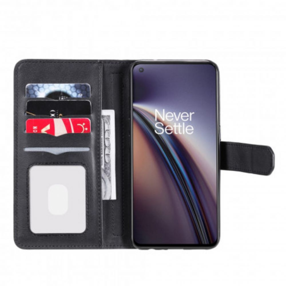 Flip Case Für OnePlus Nord CE 5G Multifunktionshalter Für 10 Karten