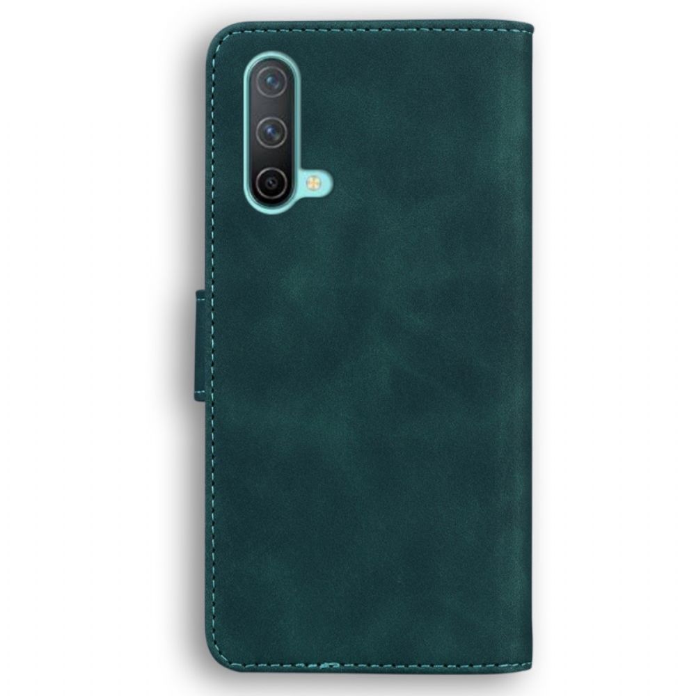 Flip Case Für OnePlus Nord CE 5G Schmetterlingshaut-touch