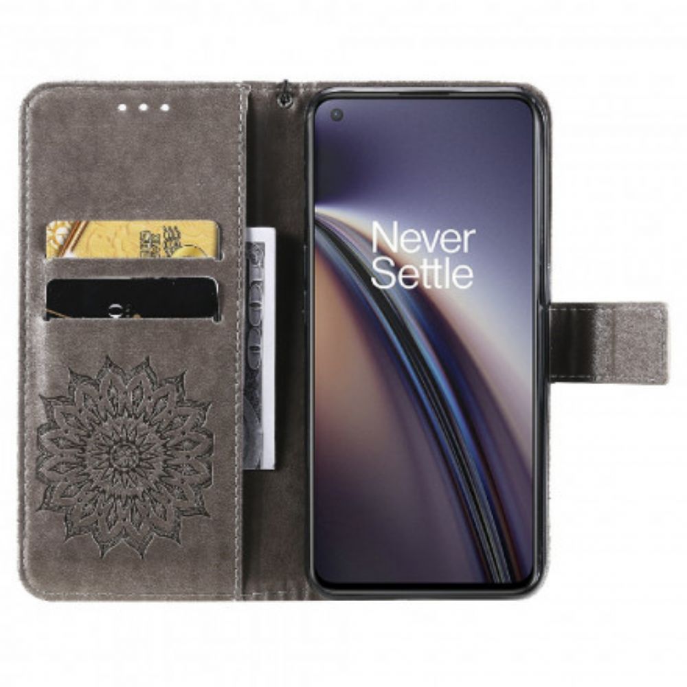 Flip Case Für OnePlus Nord CE 5G Sonnenblume