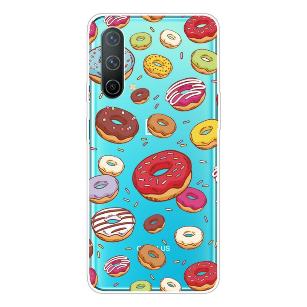 Handyhülle Für OnePlus Nord CE 5G Liebe Donuts