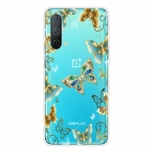 Handyhülle Für OnePlus Nord CE 5G Schmetterlings-design