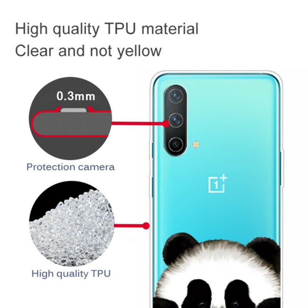 Handyhülle Für OnePlus Nord CE 5G Transparenter Panda