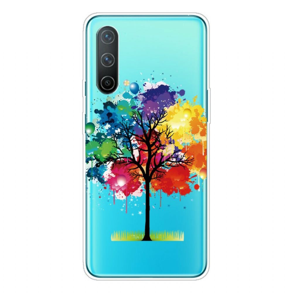 Hülle Für OnePlus Nord CE 5G Transparenter Aquarellbaum