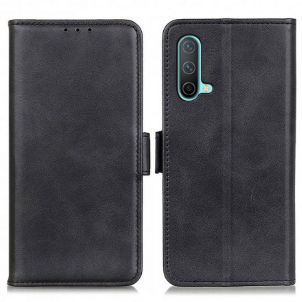 Lederhüllen Für OnePlus Nord CE 5G Flip Case Doppelklappe